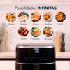 Freidora De Aire Princess Airfryer Digital 182238 1350w 4l 8 Programas Negro