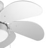 Ventilador De Techo Ve-5810 Plateado 50w 76cm Tristar