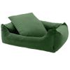 Cama Para Perros Velvet Verde 100x80x25 Cm Madison