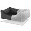 Cama Para Perros Skai Check Gris 80x67x22 Cm Madison