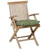 Cojín De Asiento Toscane Basic Verde 46x46 Cm Madison