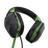 Trust Gxt 415x Zirox Auriculares Alámbrico Diadema Juego Negro, Verde