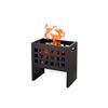 Qlima Ffw 3052 Chimenea Chimenea Independiente Carbon Vegetal Negro Exterior