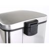 Cubo De Pedal Grace 35 L Plateado Mate Eko