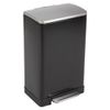 Cubo De Pedal E-cube 40 L Negro Mate Eko