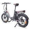Bicicleta Eléctrica Fafrees F20 Pro Folding Plegable 36v 18ah Batería Velocidad Máxima 25km/h Gris