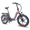 Bicicleta Eléctrica Fafrees F20 Pro Folding Plegable 36v 18ah Batería Velocidad Máxima 25km/h Gris