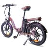 Bicicleta Eléctrica Fafrees F20 Pro Folding Plegable 36v 18ah Bateria Velocidad Maxima 25km/h Morado