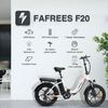 Bicicleta Eléctrica Fafrees F20 Folding Plegable 36v 250w 15ah Batería Velocidad Máxima 25km/h Blanco