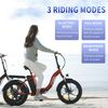 Bicicleta Eléctrica Fafrees F20 Folding Plegable 36v 250w 15ah Batería Velocidad Máxima 25km/h  Roja