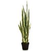 Sanseveria Artificial Con Maceta De Plástico 97 Cm Emerald