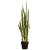 Sanseveria Artificial Con Maceta De Plástico 97 Cm Emerald