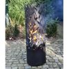 Brasero Flames De Acero Al Carbono Negro Ff408 Esschert Design