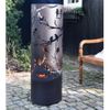 Brasero Birds On Twig Acero Al Carbono Negro Ff409 Esschert Design