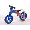 Bicicleta Infantil De Madera Con Ruedas Neumáticas Para Niñas Y Niños F.c. Barcelona 12 Pulgadas De 2 A 5 Años Color Rojo Y Azul