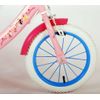 Bicicleta Infantil Para Niñas Y Niños Disney Princess 14 Pulgadas De 3 Y Medio A 5 Años Color Rosa Con Cesta, Ruedines Y Porta Muñecas