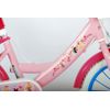 Bicicleta Infantil Para Niñas Y Niños Disney Princess 14 Pulgadas De 3 Y Medio A 5 Años Color Rosa Con Cesta, Ruedines Y Porta Muñecas