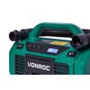 Vonroc Compresor Vpower 20v - Batería De 20v Y Enchufe De 12v Para El Encendedor De Cigarrillos - 11 Bar - Incl. 8 Accesorios - Excluyendo Batería Y Cargador