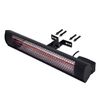 Vonroc Calefactor Marsili Compact - 2000w - Negro - Para Pared O Techo - Elemento De Bajo Deslumbramiento - Incluye Mando A Distancia