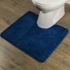 Alfombra Para Contorno De Lavabo Angora Azul 55x60 Cm Sealskin