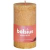 Velas Rústicas Shine 8 Unidades Amarillo Colmena 100x50 Mm Bolsius