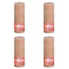 Velas Rústicas Shine 4 Unidades Rosa Brumoso 190x68 Mm Bolsius