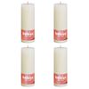 Velas Rústicas Shine 4 Unidades Perla Suave 190x68 Mm Bolsius