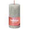 Velas Rústicas Shine 8 Unidades Gris Arena 100x50 Mm Bolsius