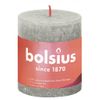 Velas Rústicas Shine 4 Unidades Gris Arena 80x68 Mm Bolsius