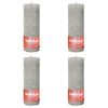 Velas Rústicas Shine 4 Unidades Gris Arena 190x68 Mm Bolsius