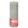 Velas Rústicas Shine 4 Unidades Gris Arena 190x68 Mm Bolsius