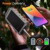 Powerbank Solar 10000mah 20w 2x Usb + Usb-c Lámpara Led Xtorm Fuel Series Gris