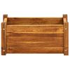 Arriate De Madera De Acacia 50x25x25 Cm Vidaxl