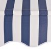 Toldo Manual Retráctil 200 Cm Azul Y Blanco A Rayas Vidaxl