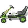 Kart Con Pedales Asiento Ajustable Verde