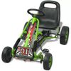 Kart Con Pedales Asiento Ajustable Verde