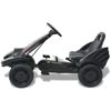 Kart Con Pedales Y Asiento Ajustable Negro