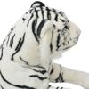 Tigre De Peluche Blanco Xxl