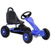 Kart De Pedales Con Neumáticos Azul Vidaxl