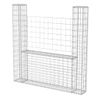 Cesta En Forma De U Muro De Gaviones Galvanizado 160x20x150 Cm Vidaxl