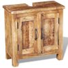 Mueble De Lavabo Con Espejo Madera De Mango Maciza