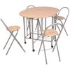 Conjunto De Comedor Plegable 5 Piezas Mdf Vidaxl