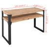 Mesa Consola De Madera Maciza Reciclada 120x40x85 Cm Vidaxl