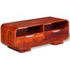 Mesa De Centro De Madera Maciza De Sheesham 90x40x35 Cm Vidaxl