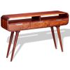 Mesa Consola De Madera Maciza De Sheesham 120x30x75 Cm Vidaxl