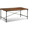 Mesa De Comedor De Madera Maciza Reciclada 180 Cm Vidaxl