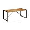 Mesa De Comedor De Madera Maciza De Mango Rugosa 180 Cm Vidaxl