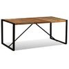 Mesa De Comedor De Madera Maciza Reciclada 180 Cm Vidaxl