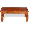 Mesa De Centro De Madera Maciza 110x60x45 Cm Vidaxl