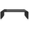 Soporte Para Tv/elevador Monitor Cristal Negro 40x25x11 Cm Vidaxl